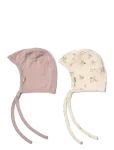 Wheat - 2 Wool Bonnet Billie - Beebim&uuml;tsid - 1-3M