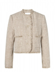 Malina - Fia Fringe Trimmed Boucle Jacket - Kerged suvejakid - 38