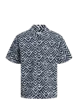 Jack & Jones - Jjmilo Seersucker Resort Shirt Ss - Vabaaja s&auml;rgid - M