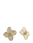 Timi Of Sweden - Alora - Flower Stud Earrings - Gold - Needid - ONE SIZE