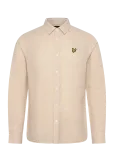 Lyle & Scott - Long Sleeve Linen Blend Shirt - Linased s&auml;rgid - XXL