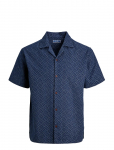Jack & Jones - Jprbluwinson Print Dobby S/S Shirt Ln - Vabaaja s&auml;rgid - XXL