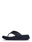 FitFlop - F-Mode Toe Post - Denim And Hotfix - Pl&auml;tud - 40
