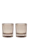 Here's How - Glas Lowball The Scout - Set Om 2-  R&ouml;kgr&aring; - Viski- ja konjakiklaasid - ONE SIZE