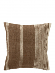 J-Line - Cushion Squ Striped Wl Br/Ecr - Padjad - W50CM