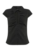 Gina Tricot - Keyhole Short Sleeve Shirt - L&uuml;hikeste varrukatega - 38