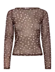 Bubbleroom - Long Sleeve Mesh Top - Pikkade varrukatega - S
