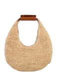 Staud - Moon Raffia Tote Bag - V&auml;ikesed &uuml;le&otilde;lakotid - ONE SIZE