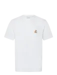 Maison Kitsune - Speedy Fox Patch Comfort Tee-Shirt - L&uuml;hikeste varrukatega - L