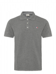 Maison Kitsune - Tricolor Fox Patch Classic Polo - L&uuml;hikeste varrukatega kootud polos&auml;rgid - S