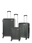 RakelW Travel - Rw Travel Nordic Edition 3 Set V&auml;skor Charcoal - K&otilde;vakattega kohvrid - ONE SIZE