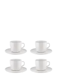 Alessi - Set Of A Drip Coffee Cup With A Saucer In White Porcelain - Teetassid - 8.5 CL