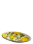 Caja Company - Lemon And Olive Dish Oval, Medium - Serveerimisvaagnad - 33.5X21CM.H3.5CM
