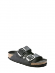 Birkenstock - Arizona Big Buckle Leoi Black Hex - Flat - 36