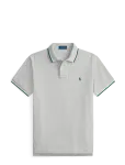 Polo Ralph Lauren - Custom Slim Fit Mesh Polo Shirt - L&uuml;hikeste varrukatega - M