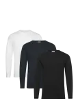 Lindbergh - 3-Pack Basic Tee L/S - Pikkade varrukatega - XXL