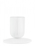 K&auml;hler - Hammersh&oslash;i Bloklysestage H9.5 Hvid - K&uuml;&uuml;nlajalad - H9.5CM