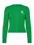 Lauren Ralph Lauren - Cable-Knit Cotton Cardigan - Kardiganid - XS