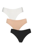 Missya - Seamless String W Lace 3-Pack - Stringid - L
