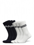 TOPECO - Sock Cotton Sport Look 6-P, 3 Offwhite 3 Navy - Tavalised sokid - 41-45