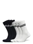 TOPECO - Sock Cotton Sport Look 6-P, 3 Offwhite 3 Navy - Tavalised sokid - 41-45