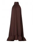Malina - Sabrina Halterneck Ruffled Midi Dress - P&otilde;lveni ja midi - XL
