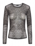 Pieces - Pcninni Ls Mesh Top Jrs Noos Bc - Pikkade varrukatega - XXL