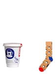 Happy Socks - 1-Pack Coffee Cup Gift Set - Tavalised sokid - 41-46
