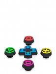 Crocs - Game Controller 5 Pack - Jalatsitarvikud - ONE SIZE