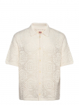 Levi's&reg; - Sweater Camp Shirt Pointelle C - L&uuml;hikeste varrukatega kootud polos&auml;rgid - XL