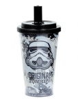 Puckator - Shatterproof Double Walled Cup & Straw - S&ouml;&ouml;giaeg - ONE SIZE