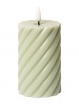 C'est Bon - Spiralled Led Pillar Candle - LED-k&uuml;&uuml;nlad - H11CM
