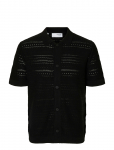 Selected - Slhpalo Ss Knit Crochet Polo Cardigan - Kardiganid - XL
