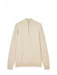 Mads N&oslash;rgaard - Urban Chase Half Zip Knit - Poolpika lukuga džemprid - XXL