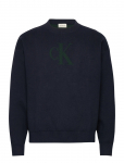 Calvin Klein Jeans - Ls Cttn Cashmere 3D Logo Crwnk S - Dressipluusid - S