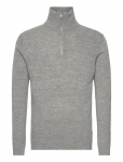 Lindbergh - Lambswool Half Zip Knit Oversize Collar - Poolpika lukuga džemprid - XL