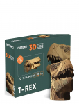 Cartonic - Cartonic 3D Puslespil T-Rex - Puidust kujud - 31X 5.8X 21.5CM