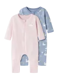Name It - Nbfnightsuit 2P Zip Ff Swan Noos - Pidžaama kombinesoonid - 62