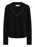 MOS MOSH - Mmzora V-Neck Bead Knit - Džemprid - XL