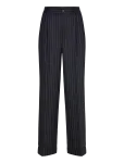 Lauren Ralph Lauren - Striped Pleated Wool-Blend Twill Pant - Kost&uuml;&uuml;mip&uuml;ksid - 34