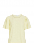 Vila - Vibelli O-Neck S/S Top - Noos - L&uuml;hikeste varrukatega - XS