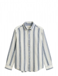 Gant - Reg Cotton Linen Stripe Shirt - Vabaaja s&auml;rgid - XXXL