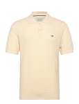 Gant - Micro Textured Cotton Ss Polo - L&uuml;hikeste varrukatega kootud polos&auml;rgid - M