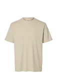 Selected - Slmspencer Rib Ss O-Neck Tee Noos - L&uuml;hikeste varrukatega - S