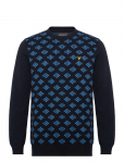Lyle & Scott Sport - Golf Crew Neck Cotton Argyle Jumper - Spordikudumid - S