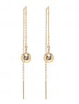 SN&Ouml; Of Sweden - Bennet Chain Ear Plain G-Onesize - Rippuvad k&otilde;rvar&otilde;ngad - ONE SIZE