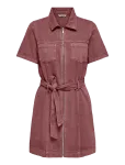 ONLY - Onlsilla S/S Zip Belt Short Dress Pnt - L&uuml;hikesed kleidid - M