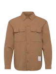 Closed - Utility Shirt W/ Elbow Patches Shirts & Blouses Nutmeg - Vabaaja s&auml;rgid - S