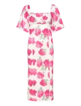 Bubbleroom - Volume Sleeve Midi Dress - P&otilde;lveni ja midi - XS