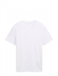 Tom Tailor - V-Neck T-Shirt With Embro - L&uuml;hikeste varrukatega - L